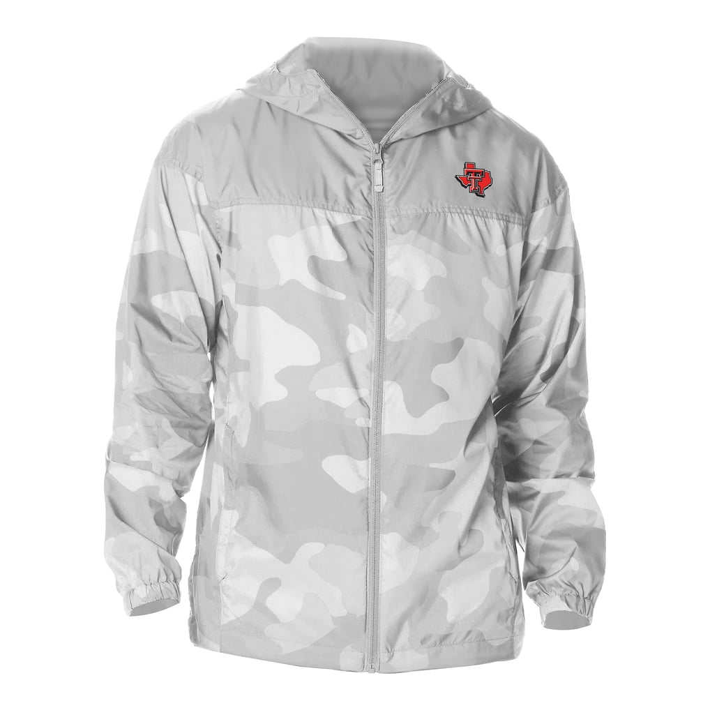  Texas Tech Red Raiders Columbia Flash Challenger Novelty Omni-Tech Full-Zip Windbreaker Jacket - Gray